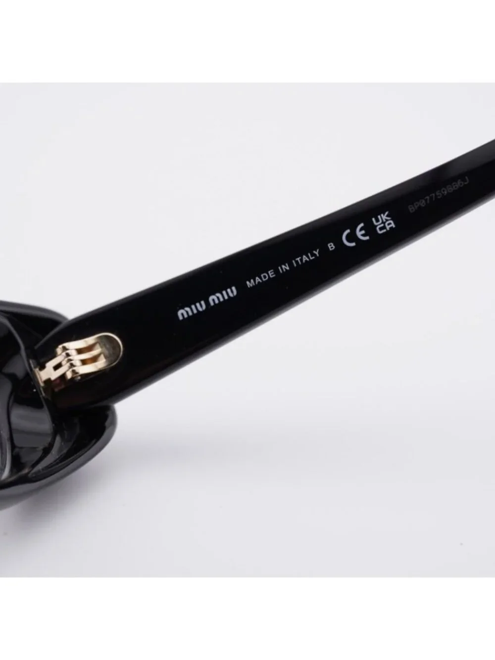 Miu Miu MU 03ZV 16K1O1 Eyeglasses Black 55mm Oval Frame